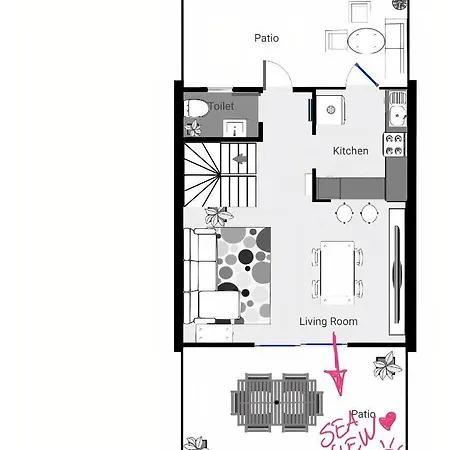 Prázdninový dům A 100mt Dalla